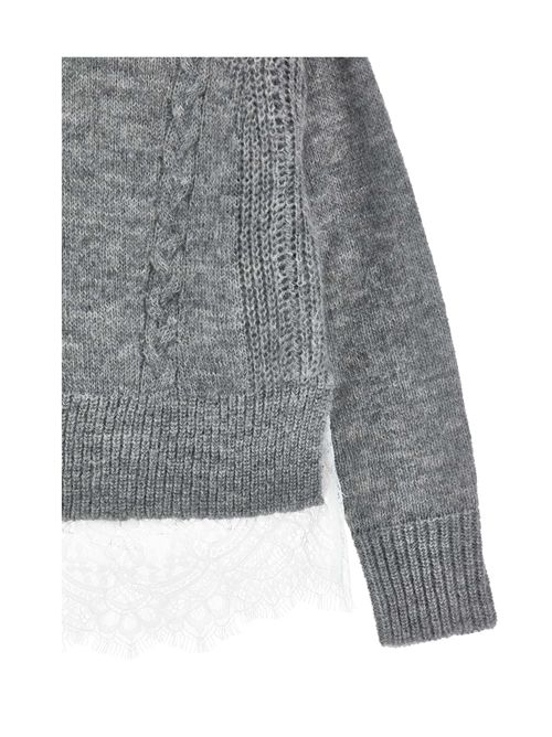 Maglia, bambina, logata. ERMANNO SCERVINO | Z9H604 87100032